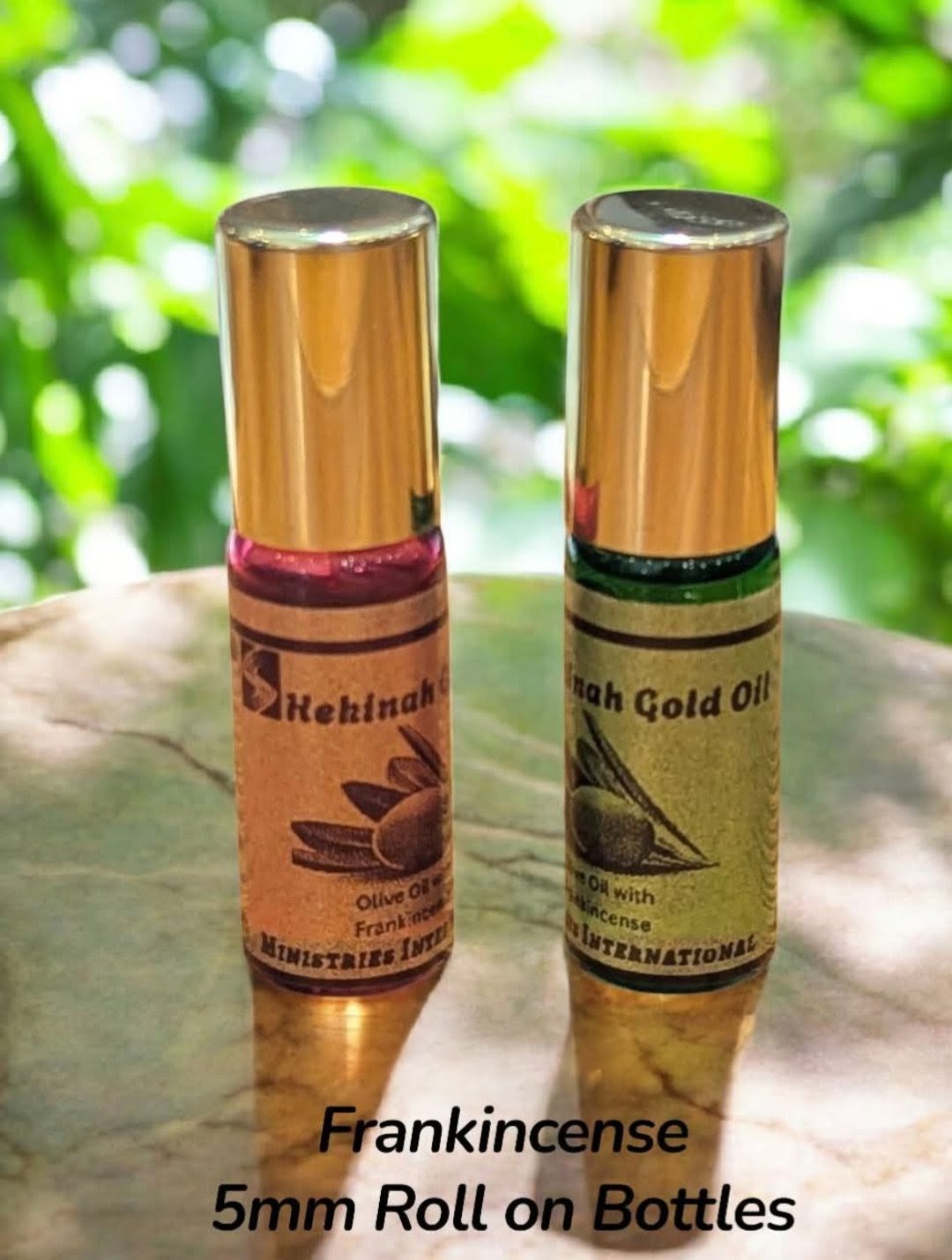 Shekinah Gold Anointing Oil 5mm roll on bottles